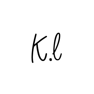 Also we have K.l name is the best signature style. Create professional handwritten signature collection using Angelique-Rose-font-FFP autograph style. K.l signature style 5 images and pictures png