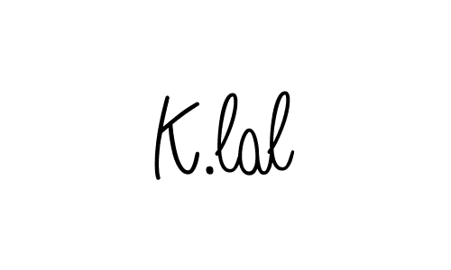 It looks lik you need a new signature style for name K.lal. Design unique handwritten (Angelique-Rose-font-FFP) signature with our free signature maker in just a few clicks. K.lal signature style 5 images and pictures png