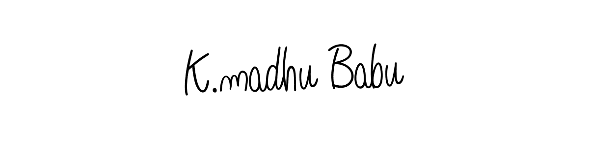 This is the best signature style for the K.madhu Babu name. Also you like these signature font (Angelique-Rose-font-FFP). Mix name signature. K.madhu Babu signature style 5 images and pictures png