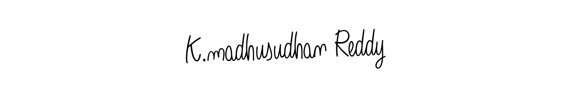 It looks lik you need a new signature style for name K.madhusudhan Reddy. Design unique handwritten (Angelique-Rose-font-FFP) signature with our free signature maker in just a few clicks. K.madhusudhan Reddy signature style 5 images and pictures png