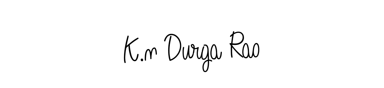 How to Draw K.n Durga Rao signature style? Angelique-Rose-font-FFP is a latest design signature styles for name K.n Durga Rao. K.n Durga Rao signature style 5 images and pictures png