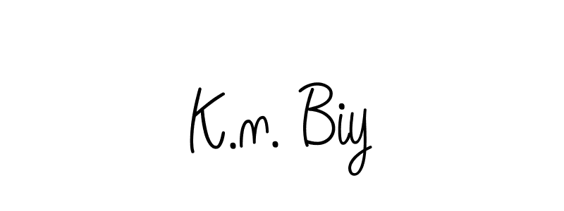 Make a short K.n. Biy signature style. Manage your documents anywhere anytime using Angelique-Rose-font-FFP. Create and add eSignatures, submit forms, share and send files easily. K.n. Biy signature style 5 images and pictures png