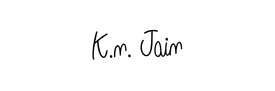 Check out images of Autograph of K.n. Jain name. Actor K.n. Jain Signature Style. Angelique-Rose-font-FFP is a professional sign style online. K.n. Jain signature style 5 images and pictures png