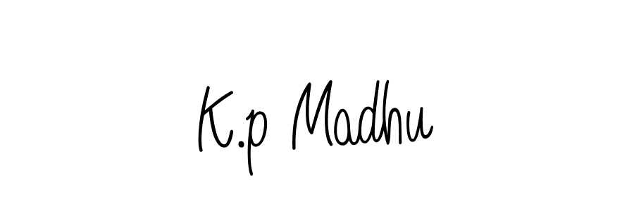 if you are searching for the best signature style for your name K.p Madhu. so please give up your signature search. here we have designed multiple signature styles  using Angelique-Rose-font-FFP. K.p Madhu signature style 5 images and pictures png