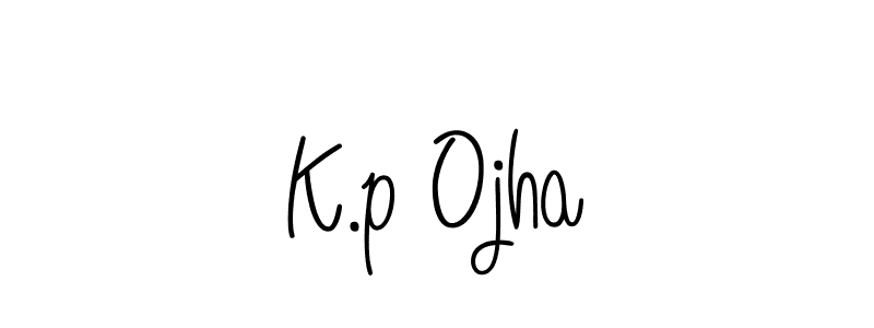 Create a beautiful signature design for name K.p Ojha. With this signature (Angelique-Rose-font-FFP) fonts, you can make a handwritten signature for free. K.p Ojha signature style 5 images and pictures png