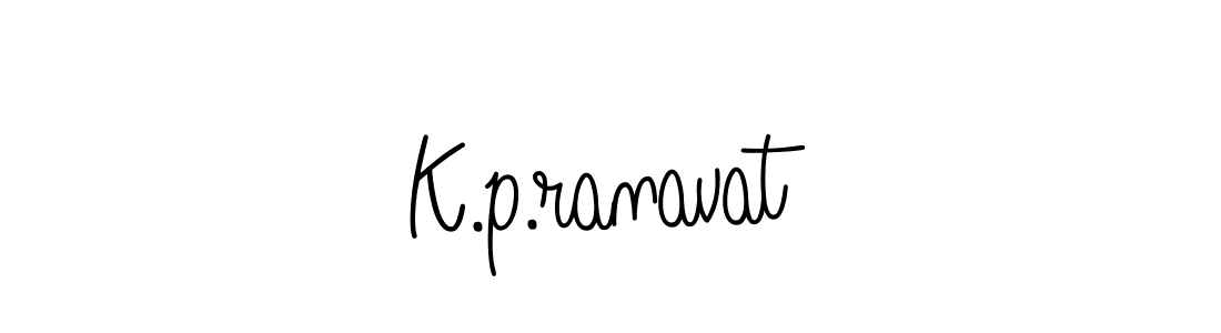How to make K.p.ranavat signature? Angelique-Rose-font-FFP is a professional autograph style. Create handwritten signature for K.p.ranavat name. K.p.ranavat signature style 5 images and pictures png