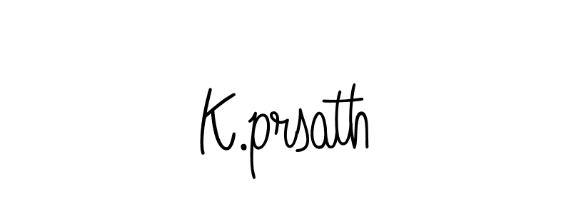 How to Draw K.prsath signature style? Angelique-Rose-font-FFP is a latest design signature styles for name K.prsath. K.prsath signature style 5 images and pictures png