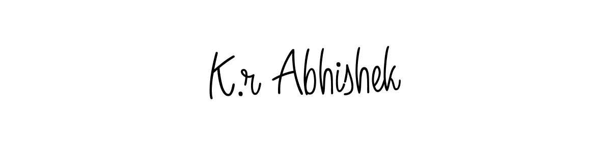 Also You can easily find your signature by using the search form. We will create K.r Abhishek name handwritten signature images for you free of cost using Angelique-Rose-font-FFP sign style. K.r Abhishek signature style 5 images and pictures png