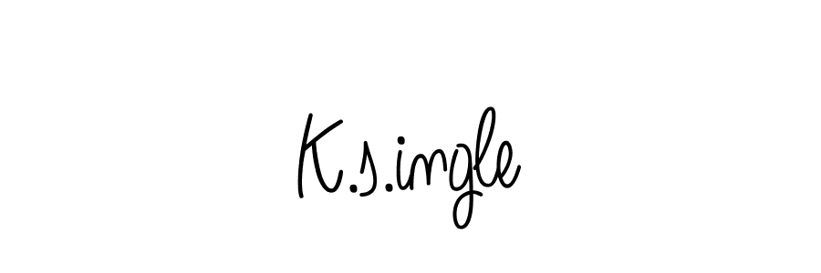 It looks lik you need a new signature style for name K.s.ingle. Design unique handwritten (Angelique-Rose-font-FFP) signature with our free signature maker in just a few clicks. K.s.ingle signature style 5 images and pictures png