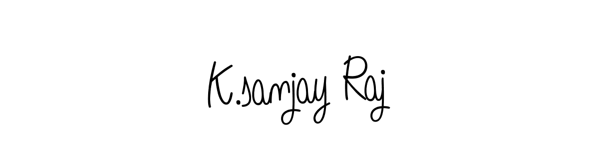Create a beautiful signature design for name K.sanjay Raj. With this signature (Angelique-Rose-font-FFP) fonts, you can make a handwritten signature for free. K.sanjay Raj signature style 5 images and pictures png