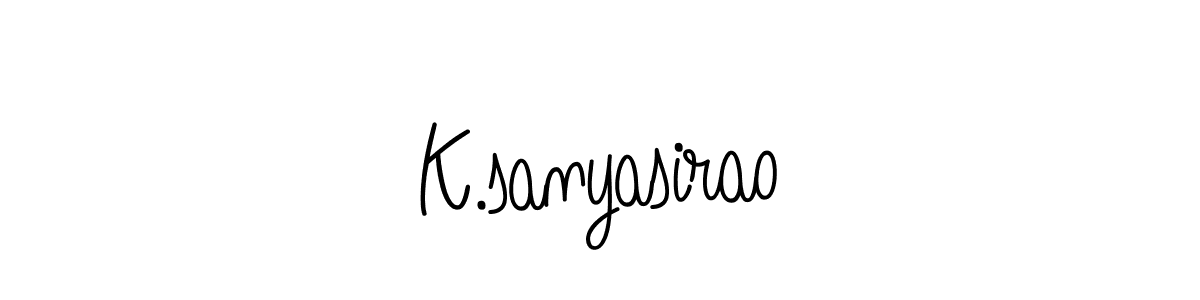 Here are the top 10 professional signature styles for the name K.sanyasirao. These are the best autograph styles you can use for your name. K.sanyasirao signature style 5 images and pictures png