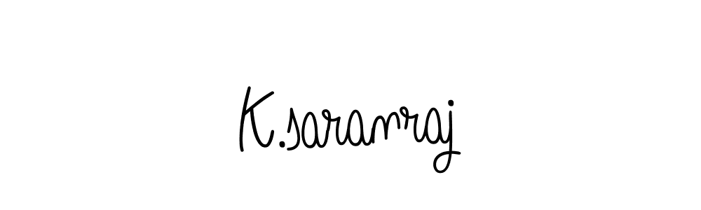 Make a beautiful signature design for name K.saranraj. Use this online signature maker to create a handwritten signature for free. K.saranraj signature style 5 images and pictures png