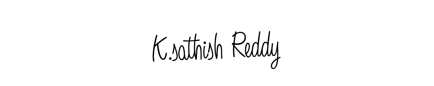 Best and Professional Signature Style for K.sathish Reddy. Angelique-Rose-font-FFP Best Signature Style Collection. K.sathish Reddy signature style 5 images and pictures png