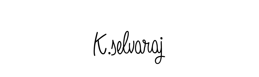 Create a beautiful signature design for name K.selvaraj. With this signature (Angelique-Rose-font-FFP) fonts, you can make a handwritten signature for free. K.selvaraj signature style 5 images and pictures png