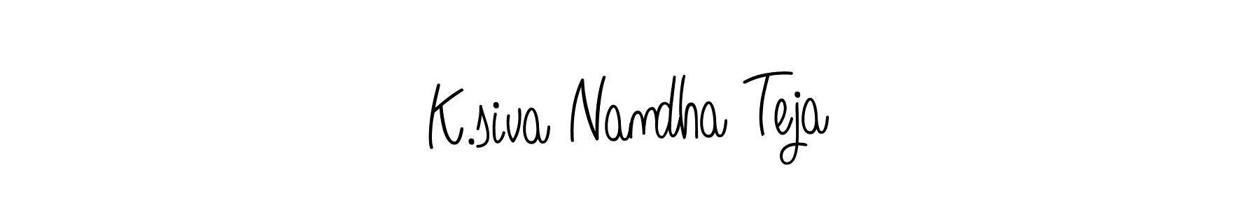 Once you've used our free online signature maker to create your best signature Angelique-Rose-font-FFP style, it's time to enjoy all of the benefits that K.siva Nandha Teja name signing documents. K.siva Nandha Teja signature style 5 images and pictures png