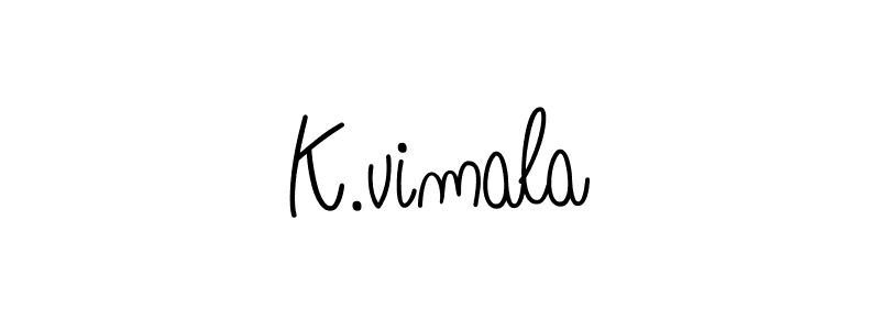 Best and Professional Signature Style for K.vimala. Angelique-Rose-font-FFP Best Signature Style Collection. K.vimala signature style 5 images and pictures png