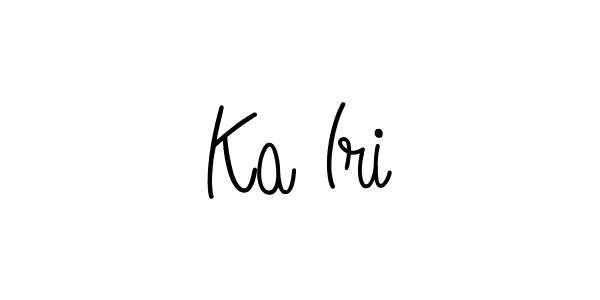 How to make Ka Iri signature? Angelique-Rose-font-FFP is a professional autograph style. Create handwritten signature for Ka Iri name. Ka Iri signature style 5 images and pictures png