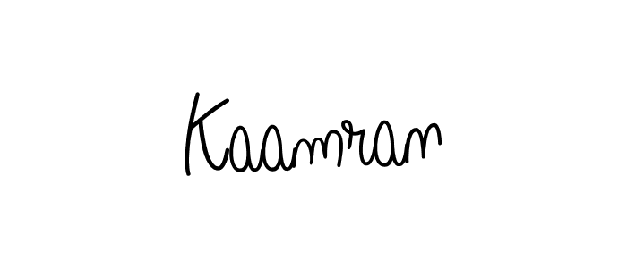 Kaamran stylish signature style. Best Handwritten Sign (Angelique-Rose-font-FFP) for my name. Handwritten Signature Collection Ideas for my name Kaamran. Kaamran signature style 5 images and pictures png