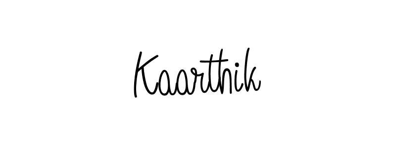 You should practise on your own different ways (Angelique-Rose-font-FFP) to write your name (Kaarthik) in signature. don't let someone else do it for you. Kaarthik signature style 5 images and pictures png