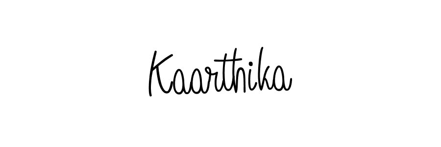 How to make Kaarthika name signature. Use Angelique-Rose-font-FFP style for creating short signs online. This is the latest handwritten sign. Kaarthika signature style 5 images and pictures png