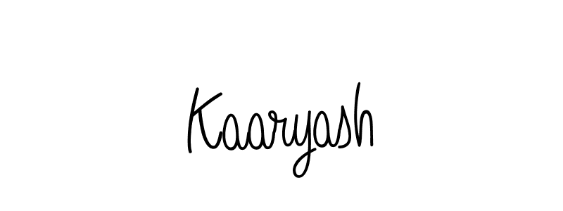 You should practise on your own different ways (Angelique-Rose-font-FFP) to write your name (Kaaryash) in signature. don't let someone else do it for you. Kaaryash signature style 5 images and pictures png