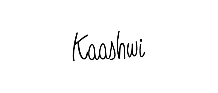 Also we have Kaashwi name is the best signature style. Create professional handwritten signature collection using Angelique-Rose-font-FFP autograph style. Kaashwi signature style 5 images and pictures png