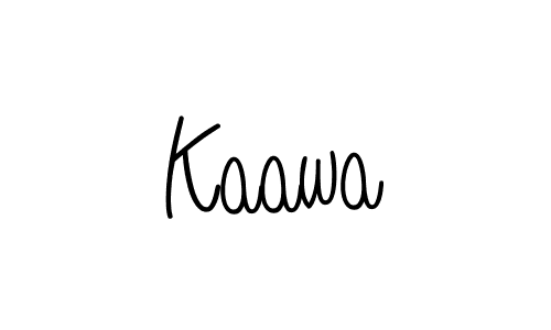 How to Draw Kaawa signature style? Angelique-Rose-font-FFP is a latest design signature styles for name Kaawa. Kaawa signature style 5 images and pictures png