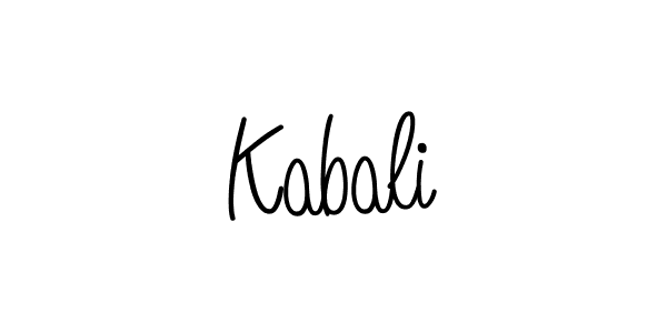 Create a beautiful signature design for name Kabali. With this signature (Angelique-Rose-font-FFP) fonts, you can make a handwritten signature for free. Kabali signature style 5 images and pictures png