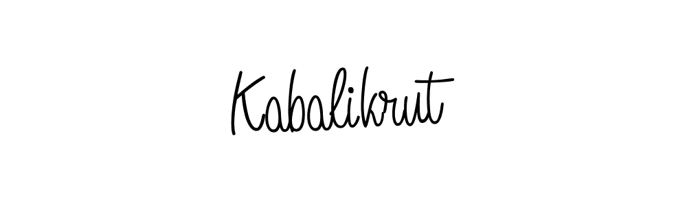 Also we have Kabalikrut name is the best signature style. Create professional handwritten signature collection using Angelique-Rose-font-FFP autograph style. Kabalikrut signature style 5 images and pictures png