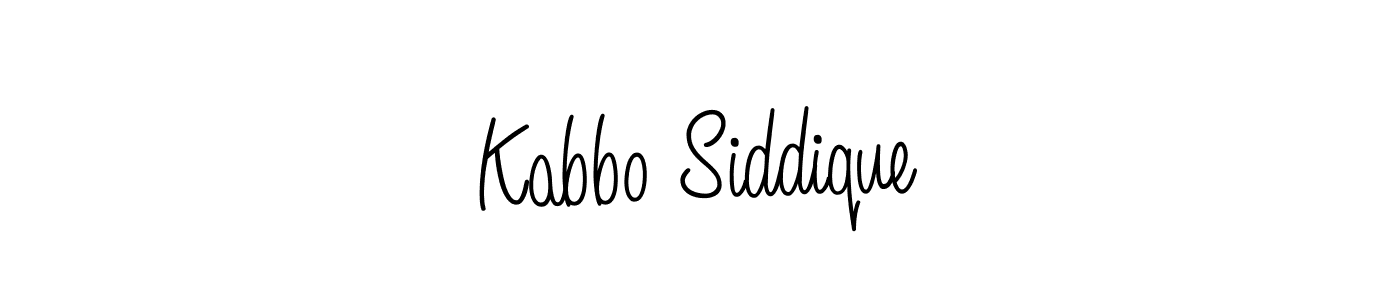 Make a short Kabbo Siddique signature style. Manage your documents anywhere anytime using Angelique-Rose-font-FFP. Create and add eSignatures, submit forms, share and send files easily. Kabbo Siddique signature style 5 images and pictures png