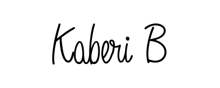 Style your name Kaberi B with confidence using Angelique-Rose-font-FFP signature design. Simple, elegant, and ready for immediate document use. Kaberi B signature style 5 images and pictures png