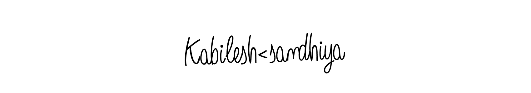 Also we have Kabilesh<sandhiya name is the best signature style. Create professional handwritten signature collection using Angelique-Rose-font-FFP autograph style. Kabilesh<sandhiya signature style 5 images and pictures png