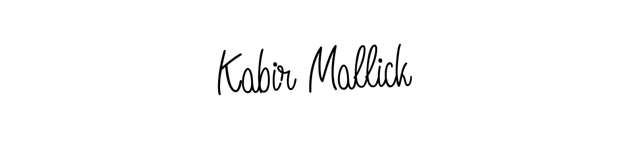 Also we have Kabir Mallick name is the best signature style. Create professional handwritten signature collection using Angelique-Rose-font-FFP autograph style. Kabir Mallick signature style 5 images and pictures png