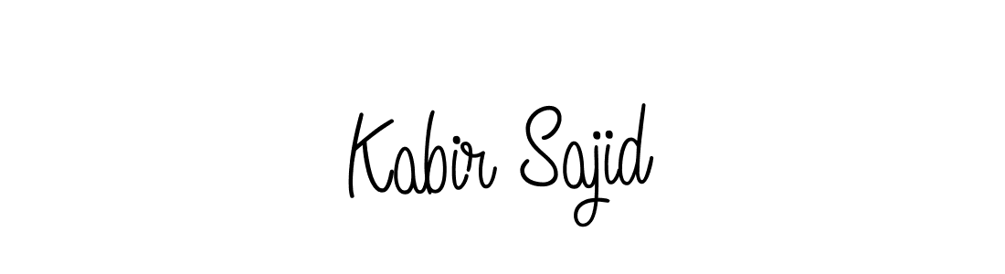 Similarly Angelique-Rose-font-FFP is the best handwritten signature design. Signature creator online .You can use it as an online autograph creator for name Kabir Sajid. Kabir Sajid signature style 5 images and pictures png