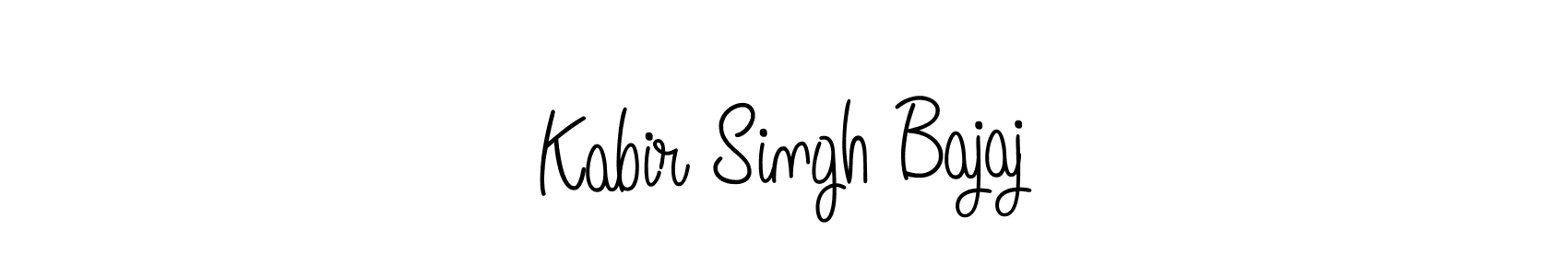 Make a beautiful signature design for name Kabir Singh Bajaj. With this signature (Angelique-Rose-font-FFP) style, you can create a handwritten signature for free. Kabir Singh Bajaj signature style 5 images and pictures png