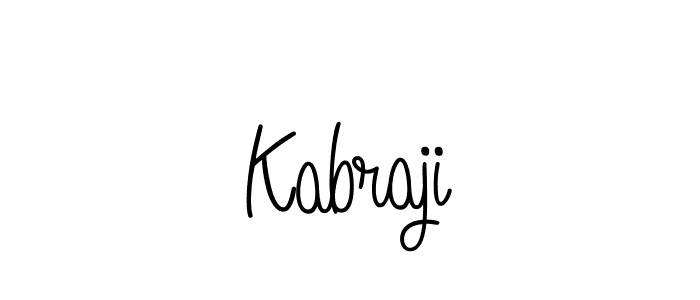 Also we have Kabraji name is the best signature style. Create professional handwritten signature collection using Angelique-Rose-font-FFP autograph style. Kabraji signature style 5 images and pictures png