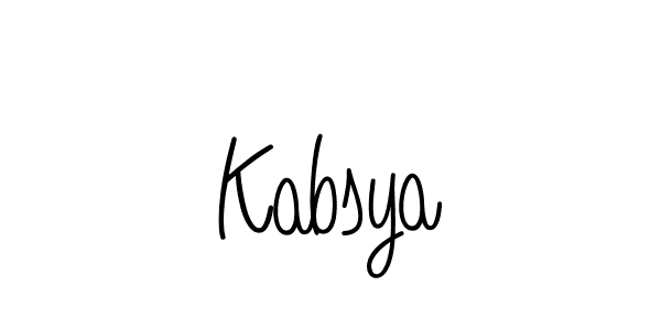 The best way (Angelique-Rose-font-FFP) to make a short signature is to pick only two or three words in your name. The name Kabsya include a total of six letters. For converting this name. Kabsya signature style 5 images and pictures png
