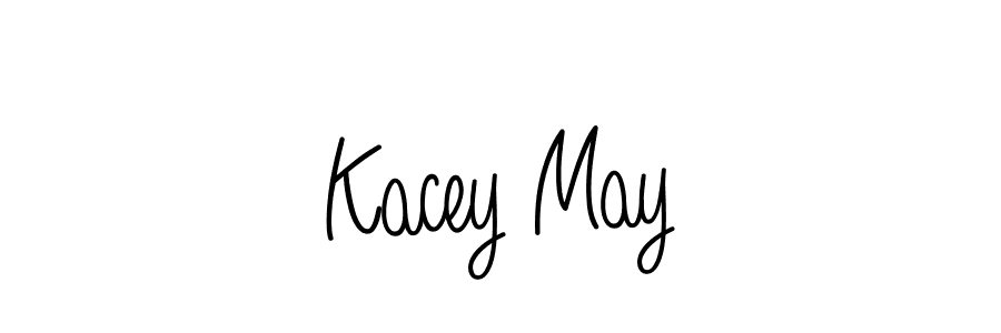 Design your own signature with our free online signature maker. With this signature software, you can create a handwritten (Angelique-Rose-font-FFP) signature for name Kacey May. Kacey May signature style 5 images and pictures png