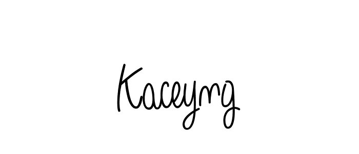 The best way (Angelique-Rose-font-FFP) to make a short signature is to pick only two or three words in your name. The name Kaceyng include a total of six letters. For converting this name. Kaceyng signature style 5 images and pictures png