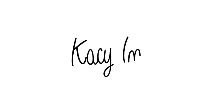 It looks lik you need a new signature style for name Kacy In. Design unique handwritten (Angelique-Rose-font-FFP) signature with our free signature maker in just a few clicks. Kacy In signature style 5 images and pictures png