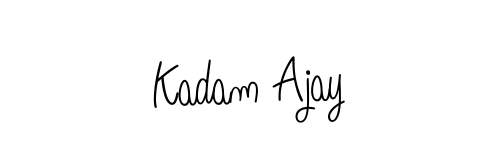 Make a beautiful signature design for name Kadam Ajay. Use this online signature maker to create a handwritten signature for free. Kadam Ajay signature style 5 images and pictures png