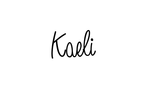 Make a short Kaeli signature style. Manage your documents anywhere anytime using Angelique-Rose-font-FFP. Create and add eSignatures, submit forms, share and send files easily. Kaeli signature style 5 images and pictures png