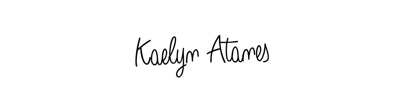 Make a beautiful signature design for name Kaelyn Atanes. With this signature (Angelique-Rose-font-FFP) style, you can create a handwritten signature for free. Kaelyn Atanes signature style 5 images and pictures png