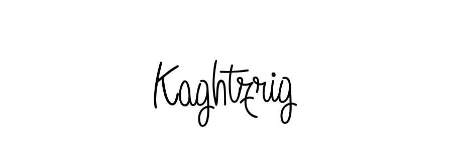 Use a signature maker to create a handwritten signature online. With this signature software, you can design (Angelique-Rose-font-FFP) your own signature for name Kaghtzrig. Kaghtzrig signature style 5 images and pictures png