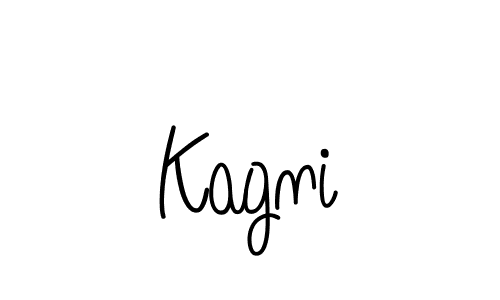 Create a beautiful signature design for name Kagni. With this signature (Angelique-Rose-font-FFP) fonts, you can make a handwritten signature for free. Kagni signature style 5 images and pictures png