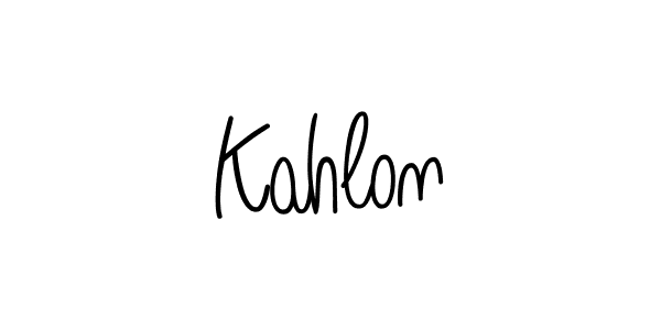 Make a beautiful signature design for name Kahlon. Use this online signature maker to create a handwritten signature for free. Kahlon signature style 5 images and pictures png