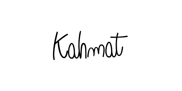 How to make Kahmat name signature. Use Angelique-Rose-font-FFP style for creating short signs online. This is the latest handwritten sign. Kahmat signature style 5 images and pictures png