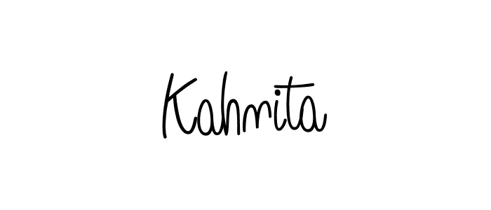 Make a beautiful signature design for name Kahnita. Use this online signature maker to create a handwritten signature for free. Kahnita signature style 5 images and pictures png