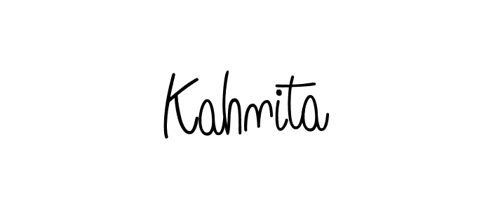 Make a beautiful signature design for name Kahnita. Use this online signature maker to create a handwritten signature for free. Kahnita signature style 5 images and pictures png