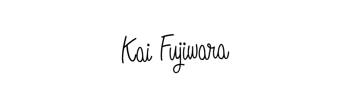 Use a signature maker to create a handwritten signature online. With this signature software, you can design (Angelique-Rose-font-FFP) your own signature for name Kai Fujiwara. Kai Fujiwara signature style 5 images and pictures png